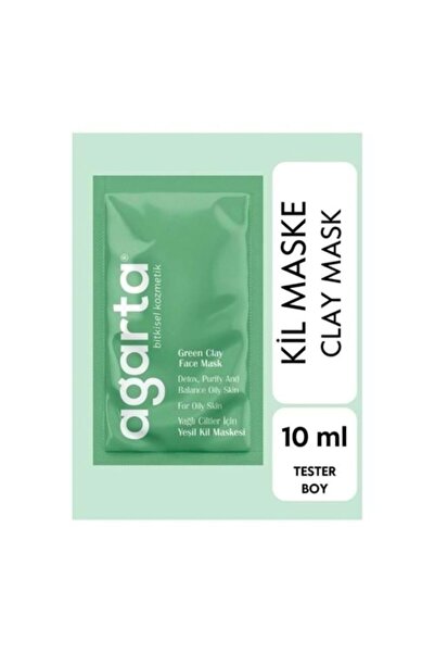 Agarta Yüz Maskesi (10ml) Yeşil Kil X12 ADET