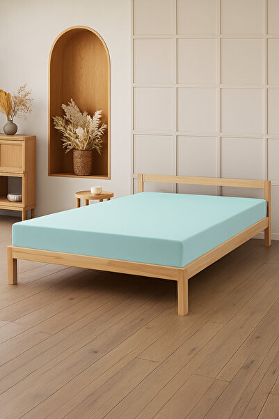 Sevim 100% Cotton Single Fitted Sheet - Solid Color - 100X200 cm & 120X200 cm
