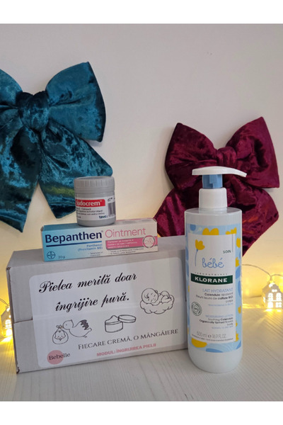 Klorane Bebe Set Cadou Ingrijirea pielii bebelușului
