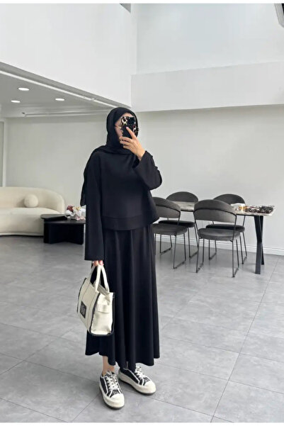 nizzell New Season Modal Fabric Suit with Double Skirt