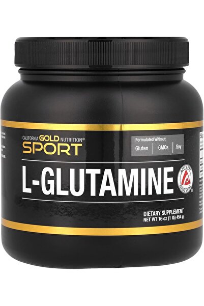 California Gold Nutrition , Sport, L-Glutamine Powder, AjiPure®, Gluten Free, 1 lb (454 g)