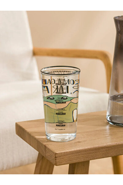 LC Waikiki Mixed Star Wars Printed Glass Cup Set 570 ml