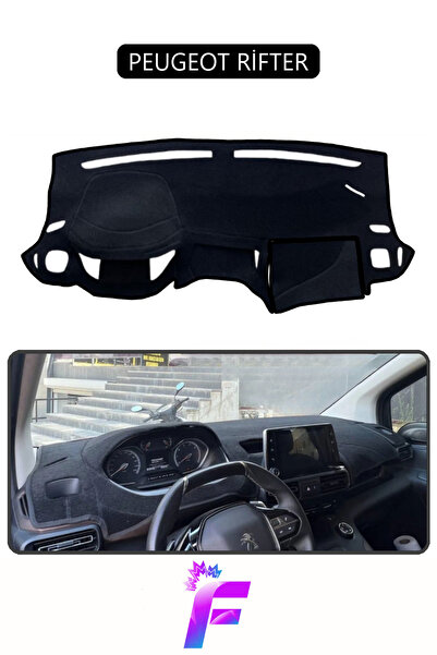 stiloto PEUGEOT RİFTER Uyumlu Torpido Örtüsü | Yansıma Önleyici | Tam Koruma | Kolay ve Hızlı Montaj | J24