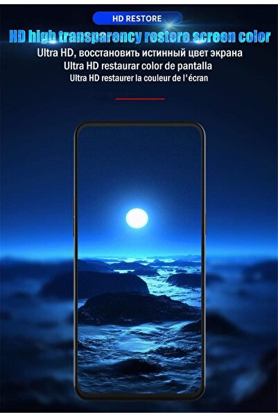 Generic Tempered Glass Full Screen Protector For Samsung Galaxy A80, Anti-fall Anti-fingerprint, Light And S