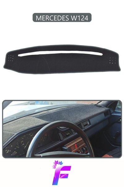 e-biz Mercedes W124 Compatible Dashboard Cover |   Anti-Reflective |   Easy A...