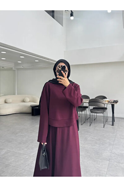 nizzell New Season Modal Fabric Suit with Double Skirt