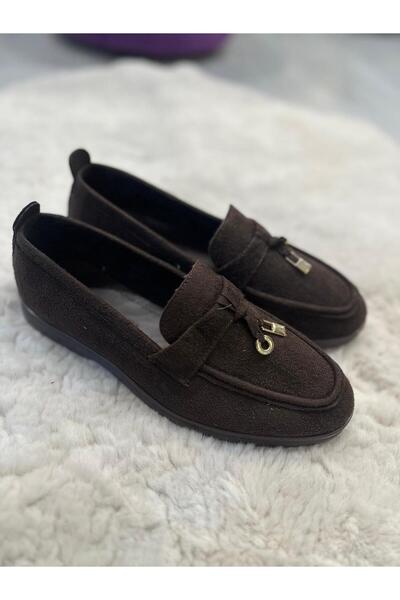 MİSS PARK MODA Suede Loafer Women's Shoes