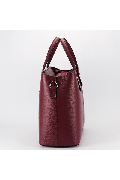 SOFILINE Large burgundy bag made of genuine leather 8922 M6