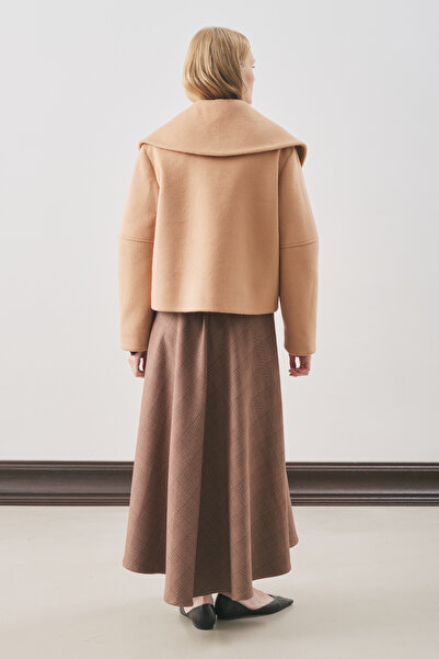 Manuka Isabel Kisa Kaşe Jacket Milk Brown