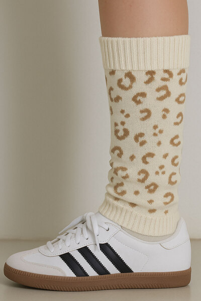 EFFE 3 Basic Patterned Leggings with Cotton Content