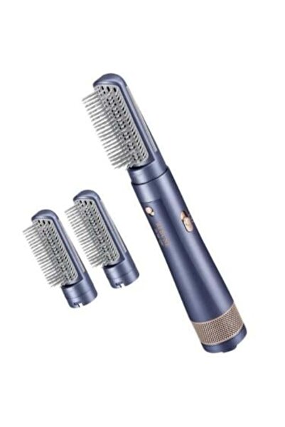 Rebon Ionic Two-Brush Hair Dryer Brush, 2 Heat Levels and Cold Air, 1200W RE-2201-2 by