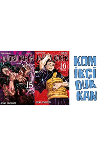Gerekli Şeyler Yayıncılık Jujutsu Kaisen 15-16 manga seti (2 kitap) ayraç hed...