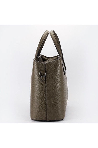 SOFILINE Large dark taupe genuine leather bag 8922 130