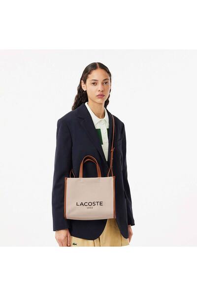 Lacoste Women's Beige Shoulder Bag (Nf4641Td.K02)