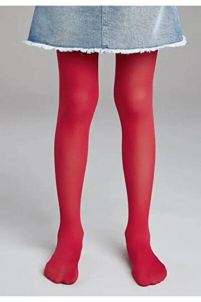 Penti Girls' Tights, Micro 40 Den, Red
