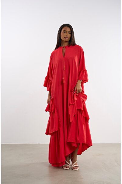 HANIQA Layered Ruffle Dress |   25292 |   44-50