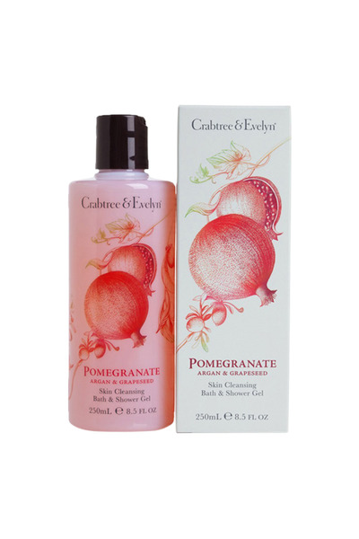 crabtree evelyn Crabtree & Evelyn, Pomegranate, Argan and Grape Seed, Cleansing Shower Gel, For All Skin Types