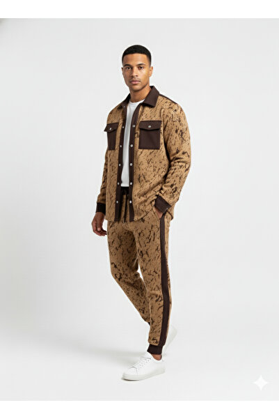 Okté Men's Jacquard Oversized Shirt – Jacquard Terrain (Unique Edition)