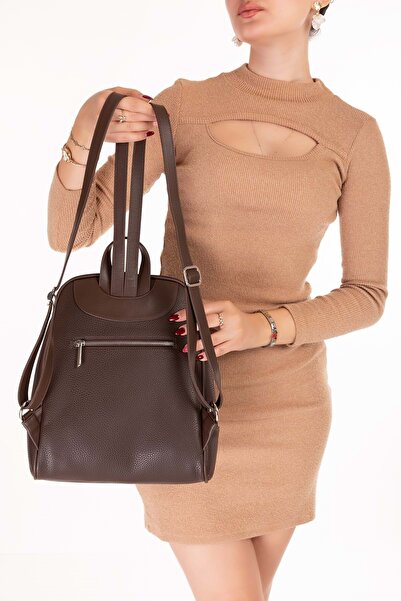 Gondol Women's Daily Stylish Backpack Ct.1026 Brown