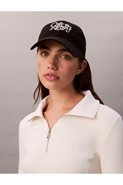 Calvin Klein Uv Cotton Twill Embroidered Logo Cap
