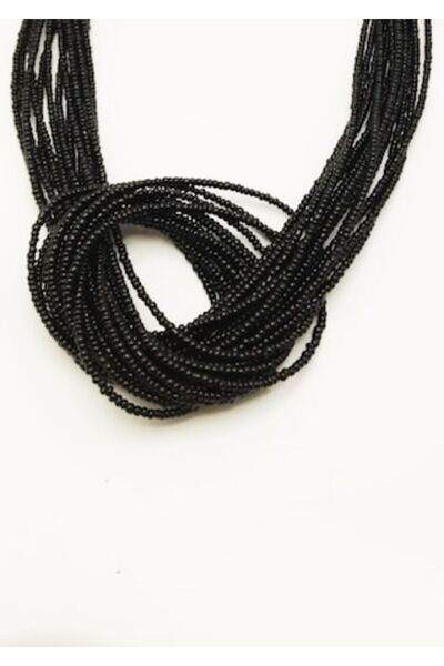 OEM - Black Bead Necklace M