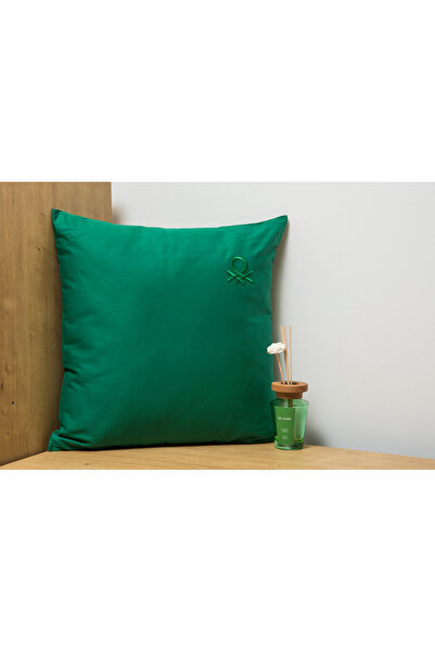 Benetton Home 100% Cotton Flat Cushion 45*45 cm (Stuffed) Green