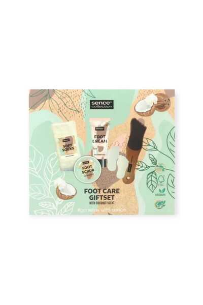 SENCE Set cadou pentru îngrijirea picioarelor pentru femei – cremă, exfoliant...