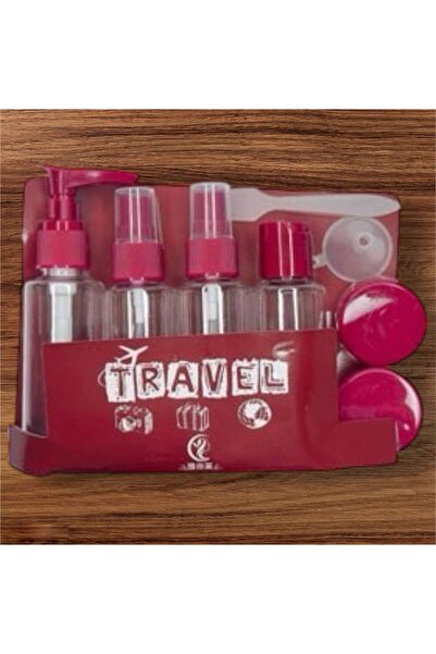 farist 9 قطع - مجموعة مكياج للسفر - حقيبة سفر - حقيبة مكياج - مجموعة سفر - مجموعة مكياج