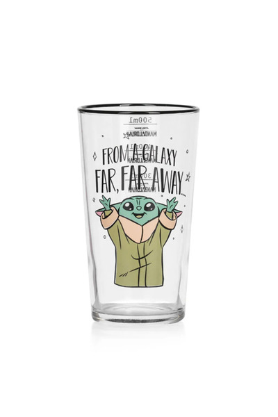 LC Waikiki Mixed Star Wars Printed Glass Cup Set 570 ml