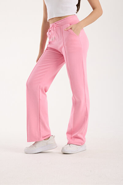DeChival FLEECE-LINED MODAL SWEATPANTS - FRONT SEAM