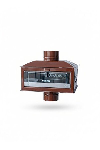 HİS YAPI Trabzon Fırını Soba Üstü Fırın Soba Borusu Fırını Tepsi Dahil