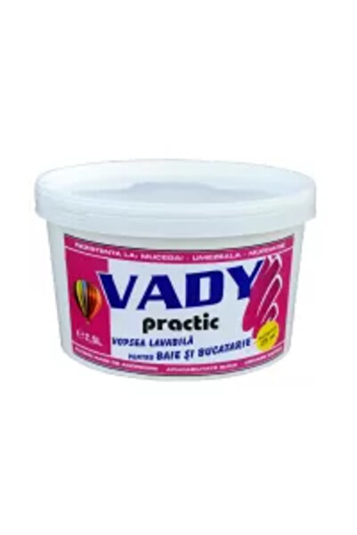 VADY Practic Interior Washable Paint - Bathroom & Kitchen 2.5 L