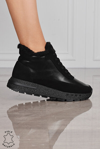 ANGEL BLUE GHETE DAMA imblanite din PIELE Naturala Combinata cu Piele intoars...