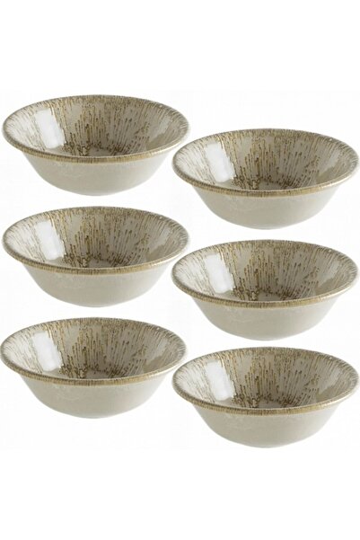 Bonna Set 6 boluri Snell Sand portelan 16cm 400ml