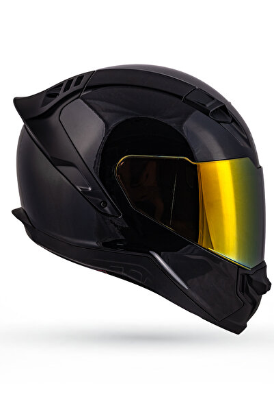 ENDRO Twister Parlak Siyah Kask