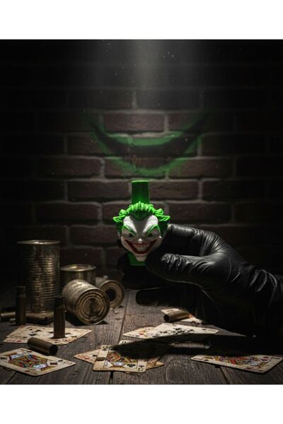 GoKa 3D Craft Figür Temalı Nargile Sipsisi - Model Kahkaha Palyaçosu - 6.9 cm - Konik Ağız