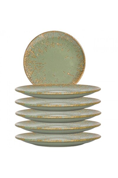 Bonna Set 6 farfurii Snell Sage 21cm din portelan