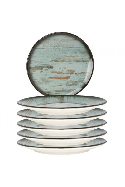 Bonna Set 6 farfurii Madera din portelan 21cm