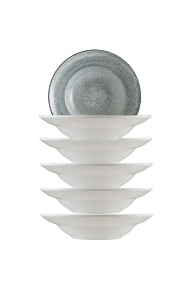 Bonna Set 6 farfurii adanci gourmet Omnia 27cm 450ml din portelan