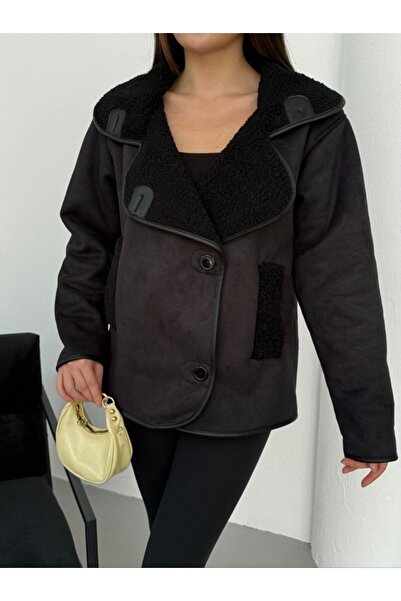Queensland Oversized Leather-Look Stylish Jacket