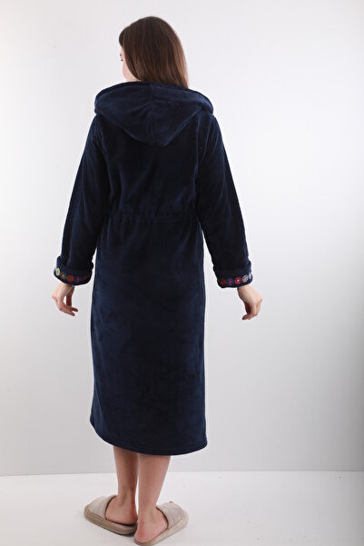 Wild Love 100% бамбуковий халат з капюшоном і вишивкою – м'який, теплий і вишуканий одяг для дому