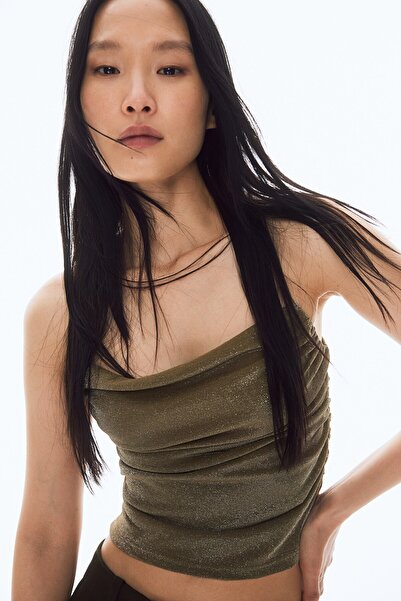 H&M Askılı ve Drapeli Üst