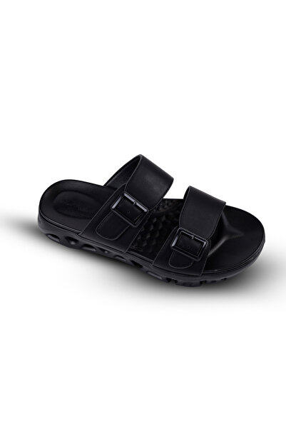 Clariss Men's leather sandals with comfortable orthopedic sole
