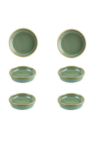 Bonna Set 6 boluri Sage portelan 10cm 120ml