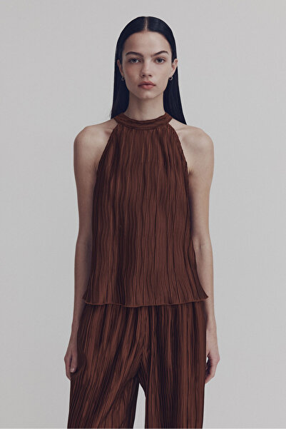 H&M Krinkle Kolsuz Üst