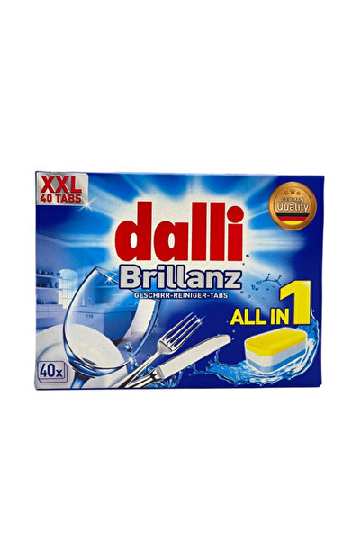 Dalli Brillanz 2.0 Tablete Masina de Spalat Vase 40 buc