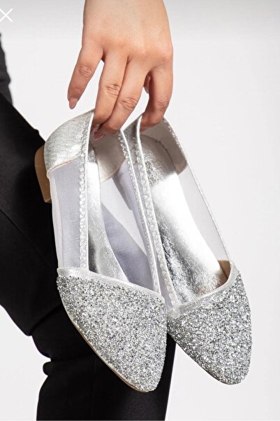 yezy shoes Stone Detailed Mesh Women's Casual Shoes Comfortable Ballet Flats