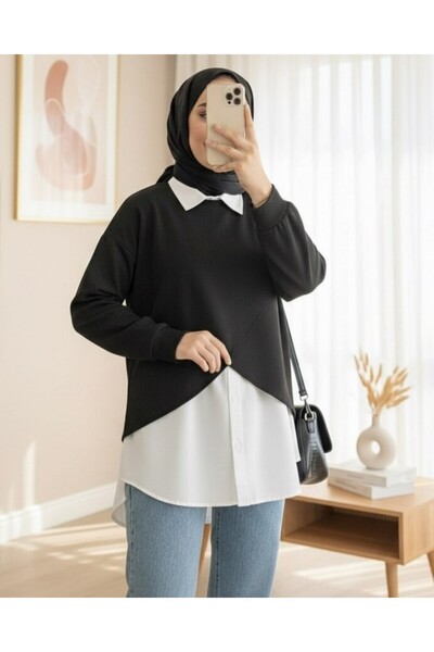 Modamorfo Сорочка з болеро - чорна