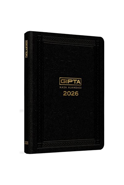 Gıpta 2026 Hardcover Commercial Case Agenda 17X24 cm 432 Pages (111-Tck) Black