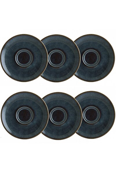 Bonna Set of 6 saucers 16cm Sphire Ocean porcelain tea cup holder